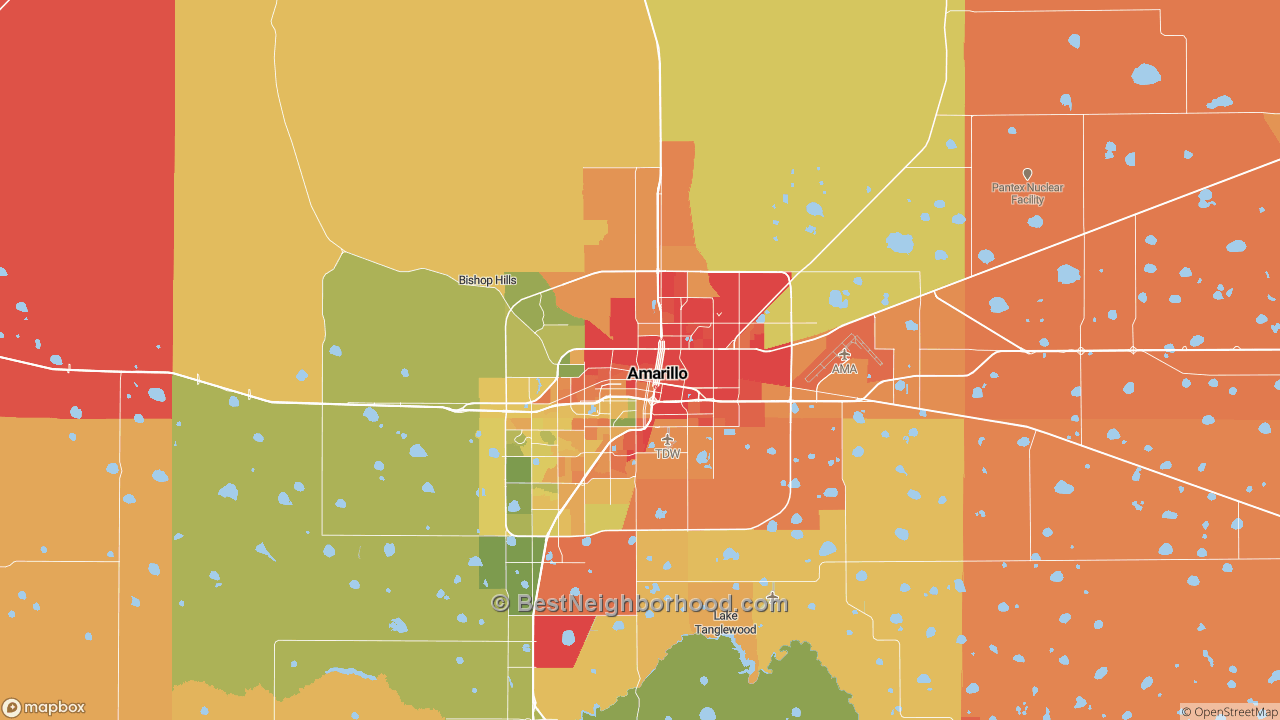 The Best Neighborhoods in Amarillo, TX by Home Value