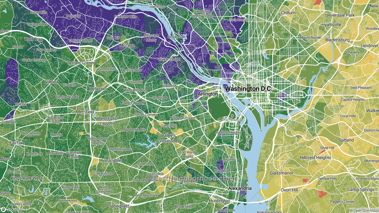 The Best Neighborhoods in Arlington, VA by Home Value