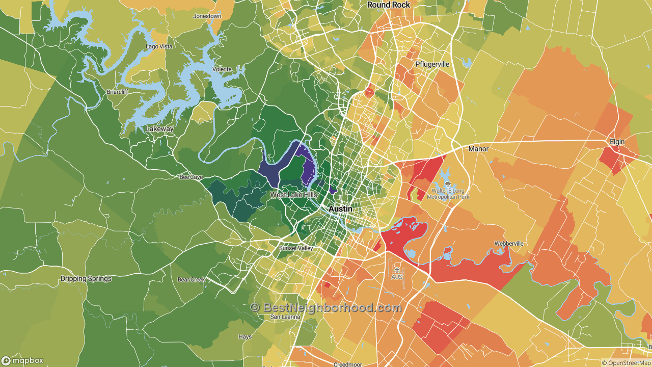 The Best Places in Austin, TX by Home Value