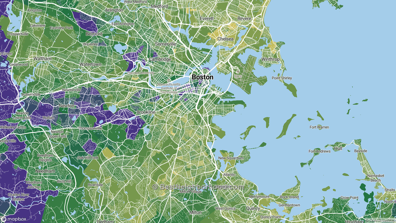 The Best Places in Boston, MA by Home Value