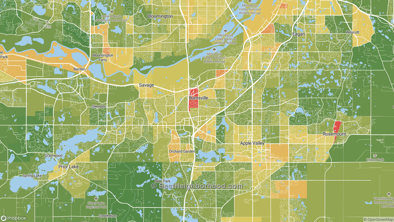 Burnsville Mn Zip Code Map Map
