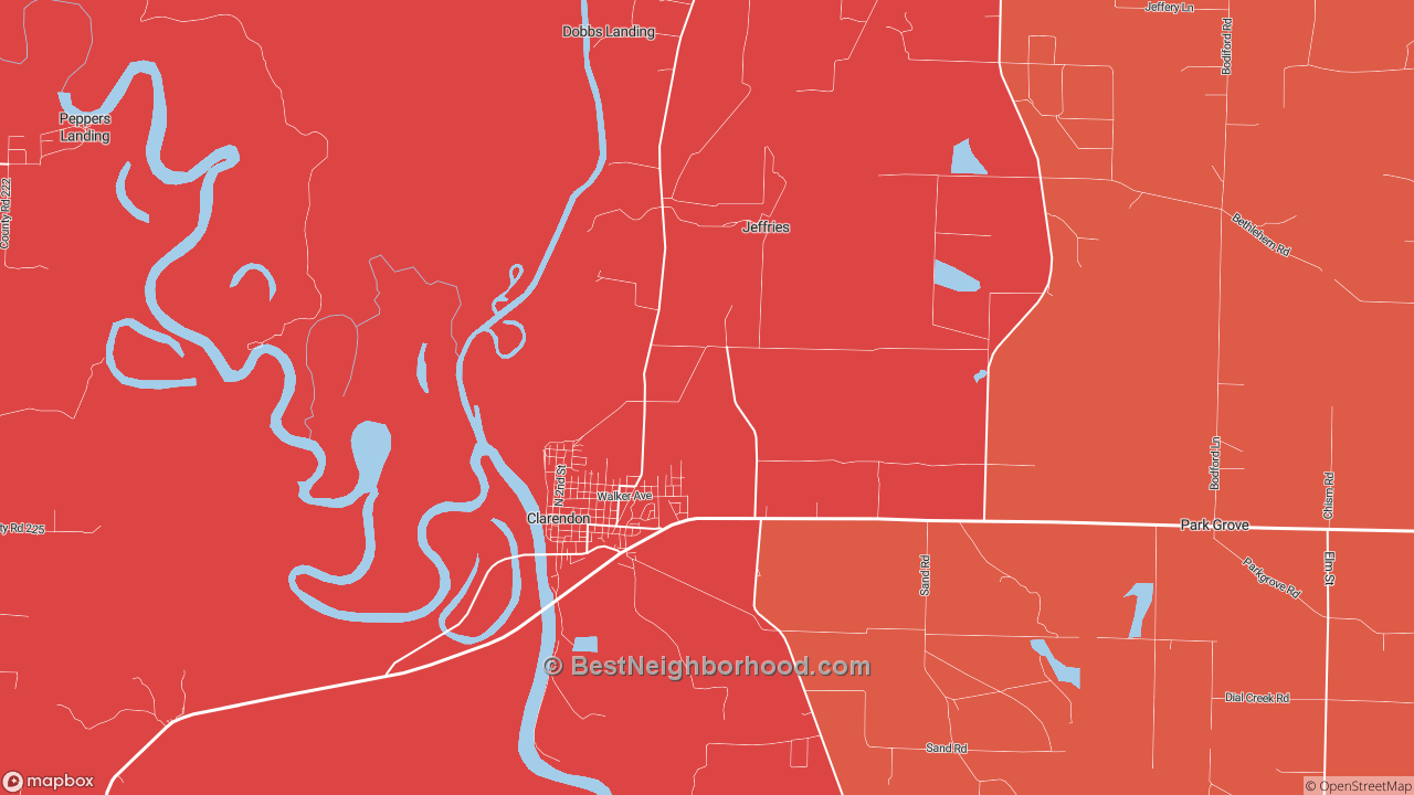 The Best Neighborhoods in Clarendon, AR by Home Value