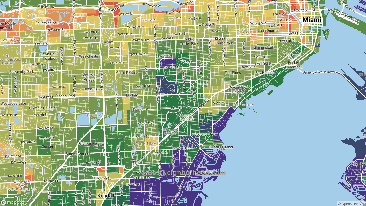 The Best Places in Coral Gables, FL by Home Value