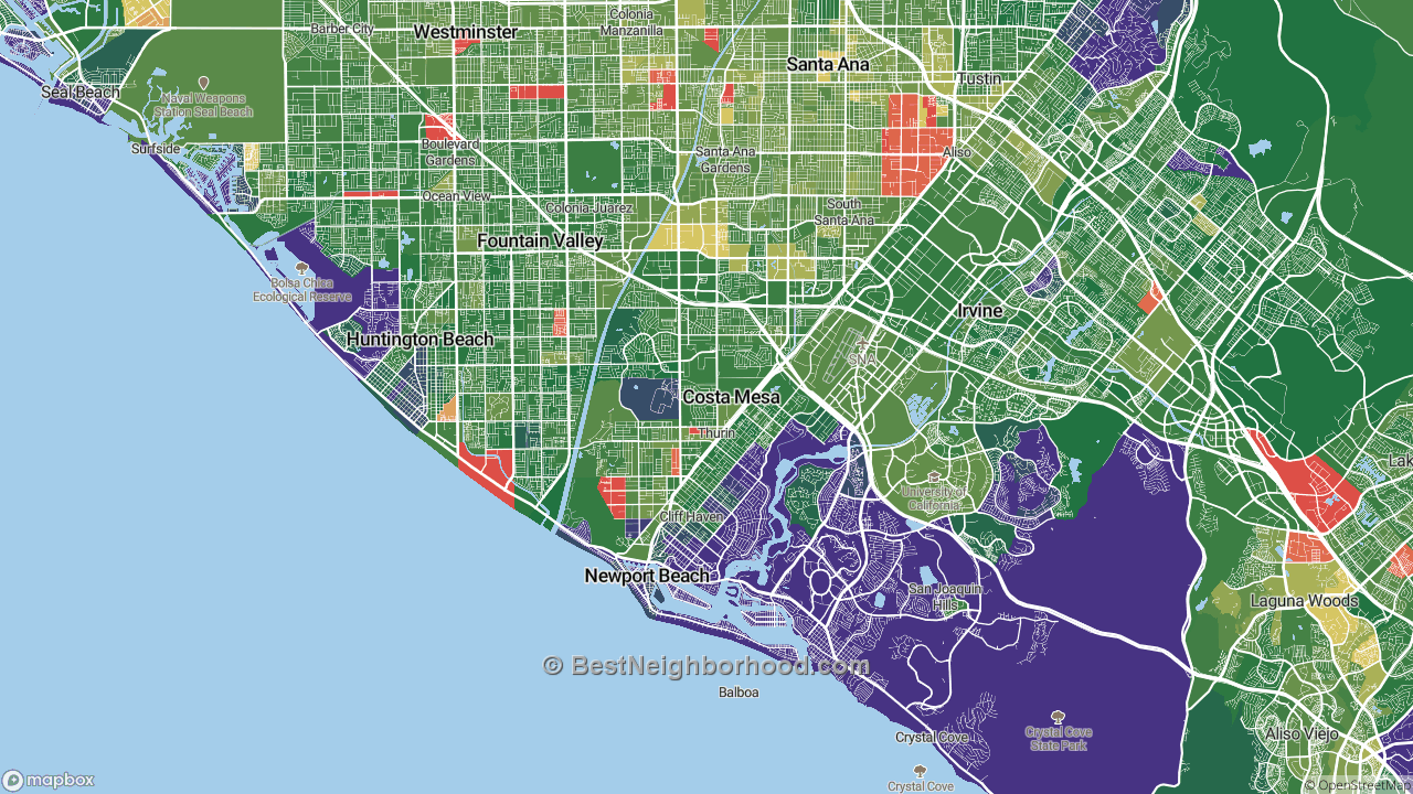 The Best Neighborhoods in Costa Mesa, CA by Home Value
