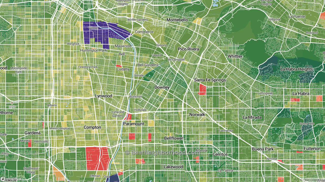 The Best Neighborhoods in Downey, CA by Home Value