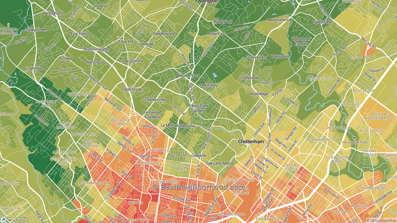 The Best Places in Elkins Park, PA by Home Value