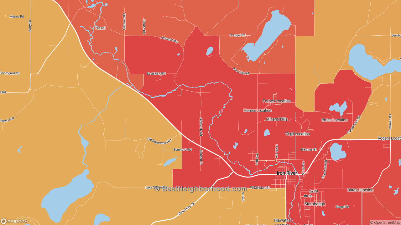 The Best Neighborhoods in Iron River, MI by Home Value