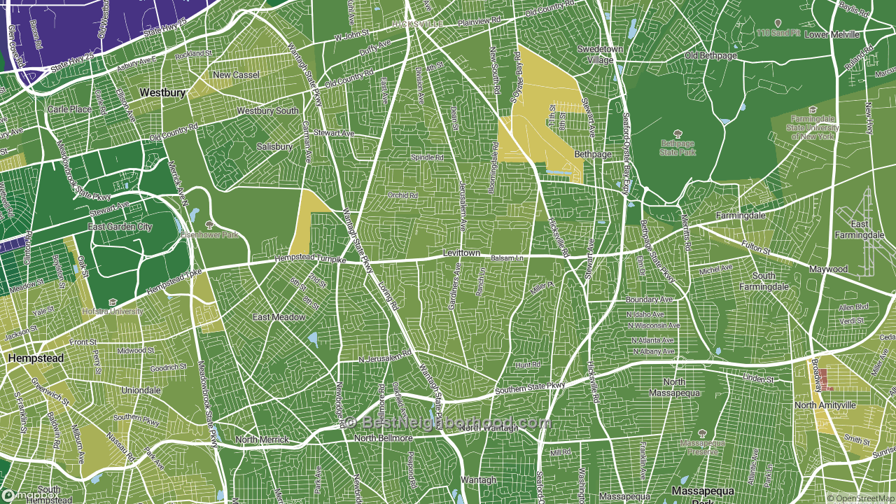 The Best Neighborhoods in Levittown, NY by Home Value