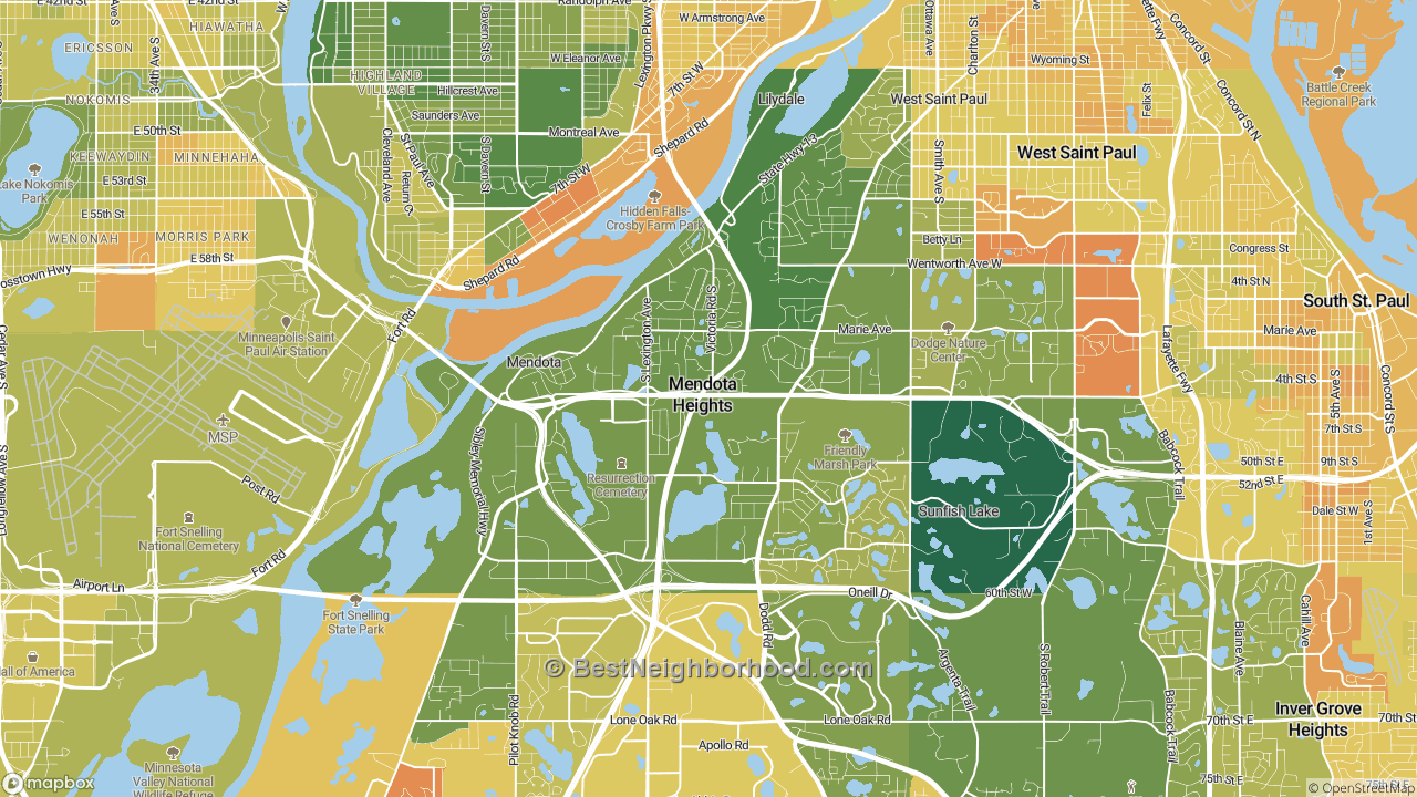 The Best Neighborhoods in Mendota Heights, MN by Home Value