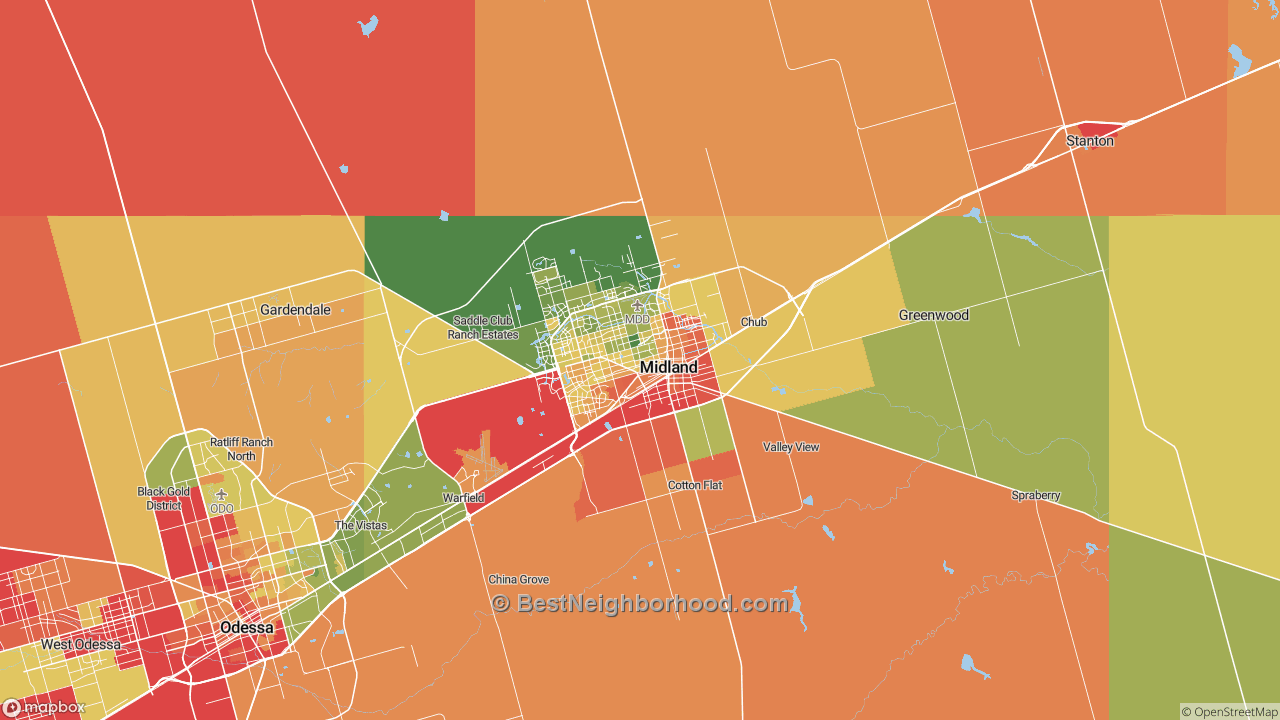The Best Neighborhoods in Midland, TX by Home Value