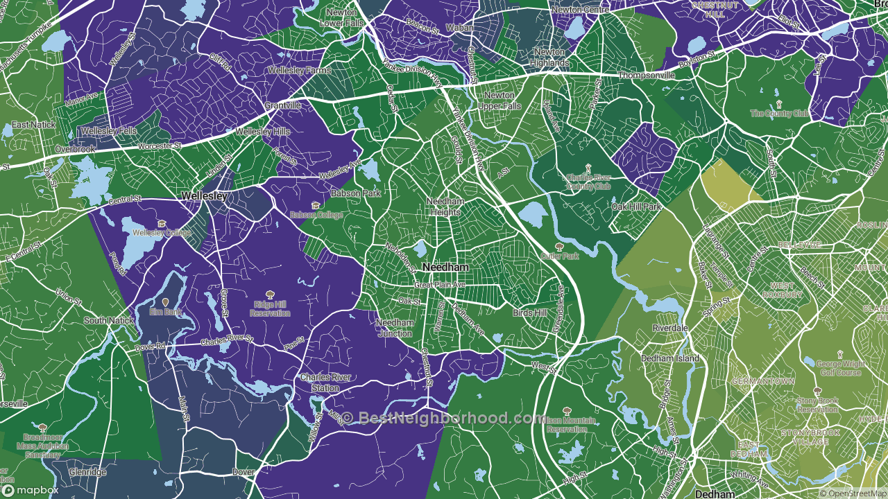 The Best Neighborhoods in Needham, MA by Home Value