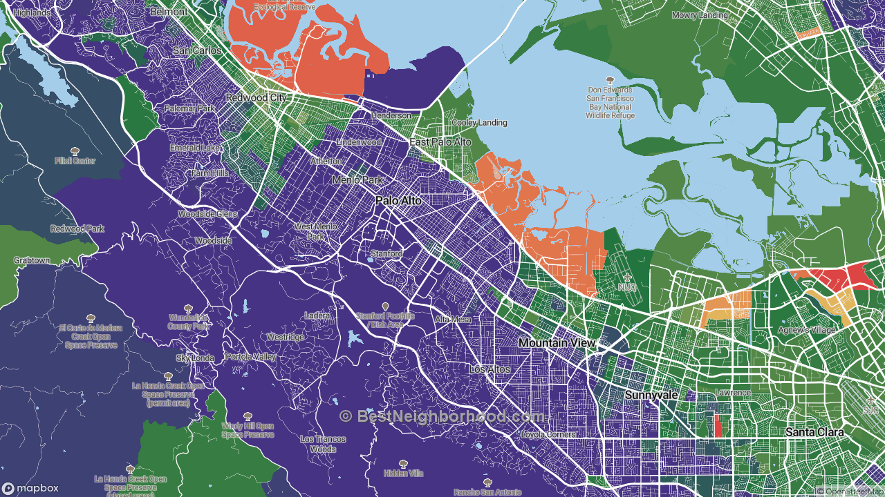 The Best Places in Palo Alto, CA by Home Value