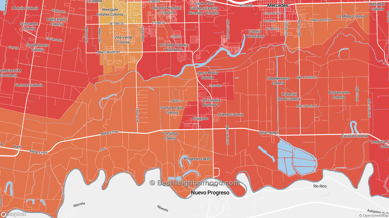 The Best Neighborhoods in Progreso, TX by Home Value