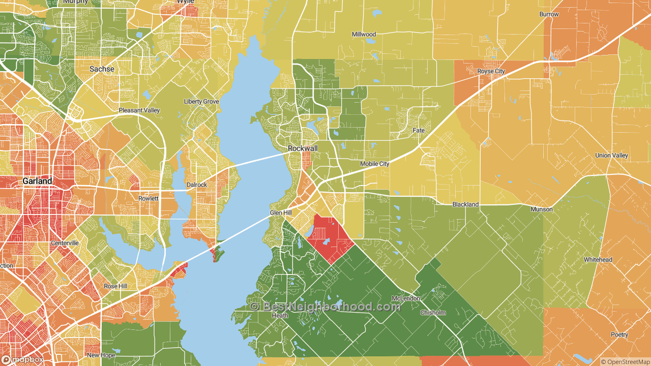 The Best Neighborhoods in Rockwall, TX by Home Value