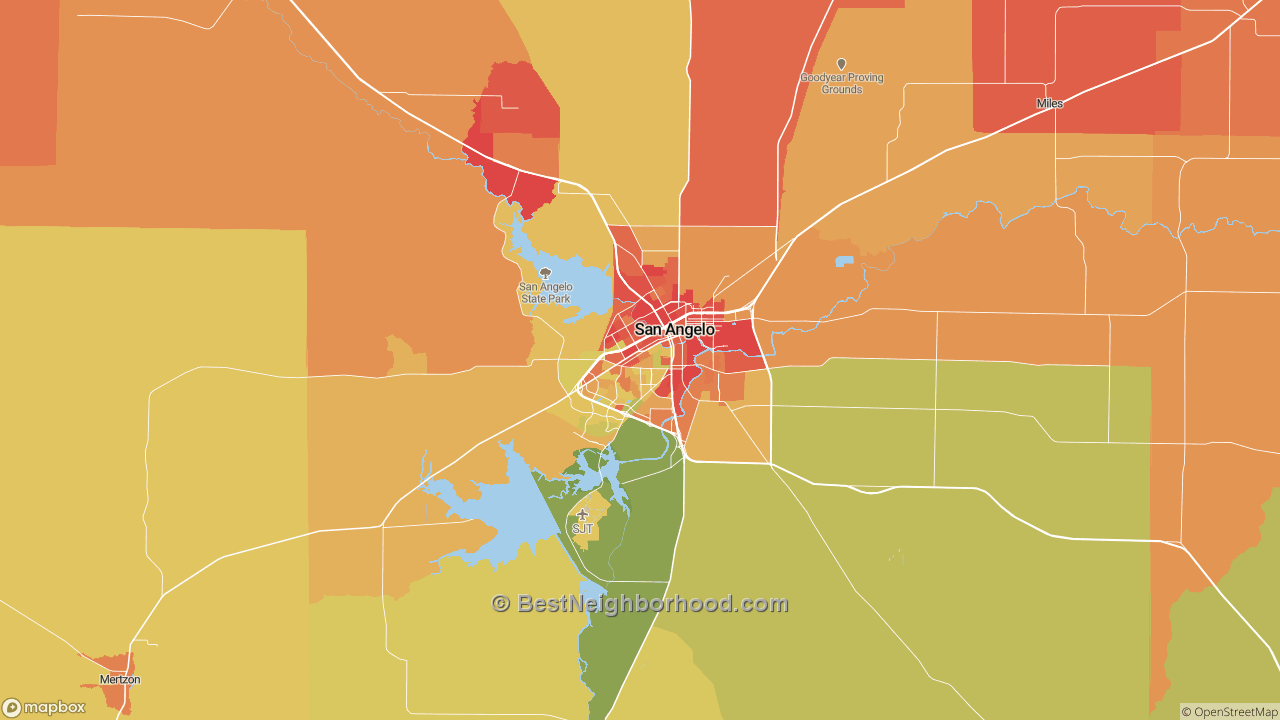 The Best Neighborhoods in San Angelo, TX by Home Value