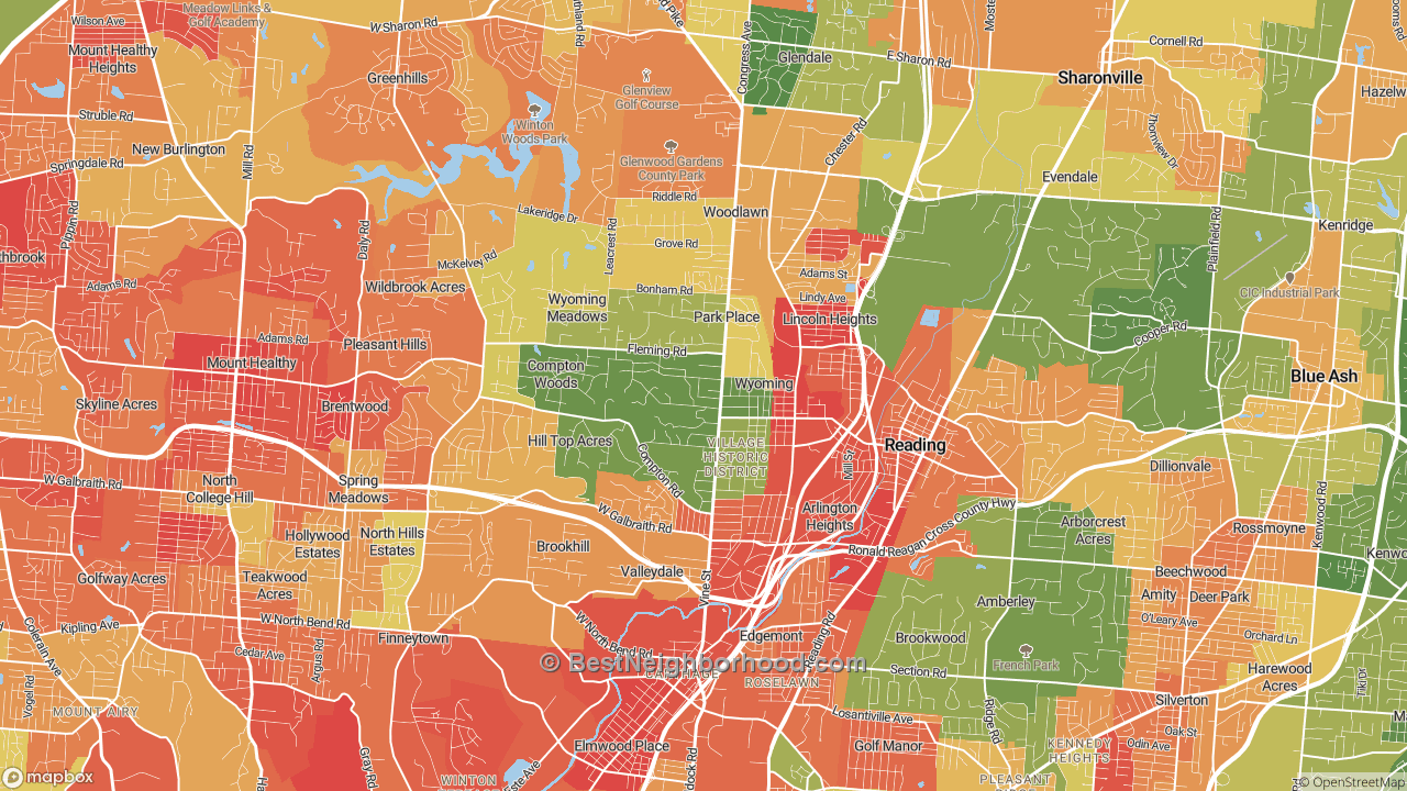The Best Neighborhoods in Wyoming, OH by Home Value