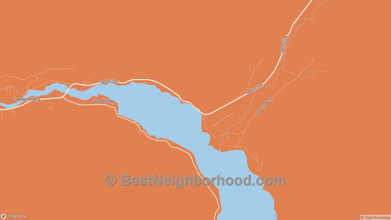 Cooper Landing Bypass Map